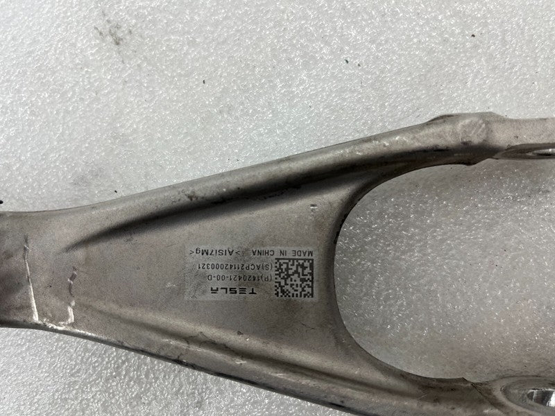 142042100D ⭕ 21-23 Tesla Model S X Rear Suspension Control Arm Upper Fore Link 1420421-00-D