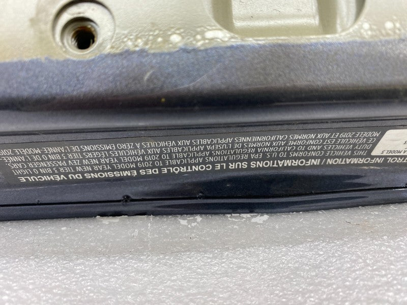 ⭕ 2017 2018 2019 2020 Tesla Model 3 M3 Rear Trunk Deck Lid Shell Panel Assembly