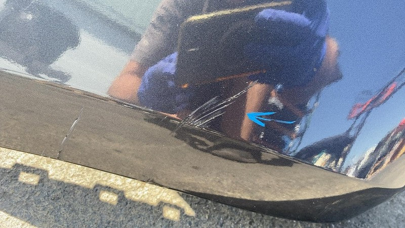 ⭕ 2023 Tesla Model 3 M3 Rear Bumper Cover Assy (No Park Sensor) Gray -