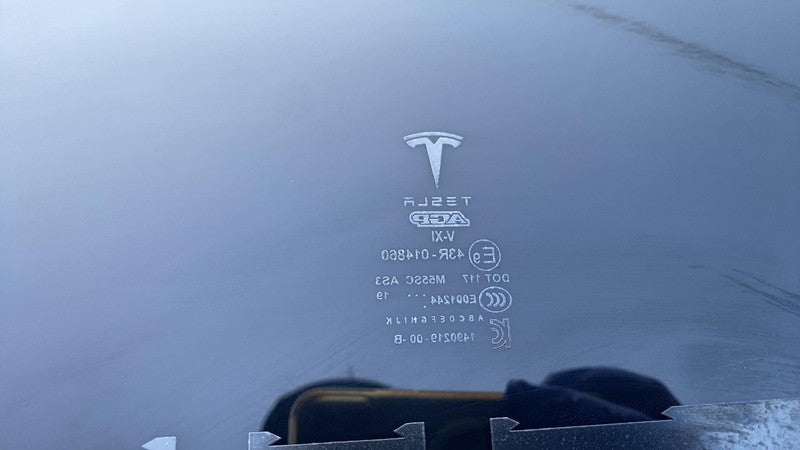 ⭕ 16-20 Model S Moonroof Panoramic Sunroof Fixed Glass (GLASS ONLY) 14