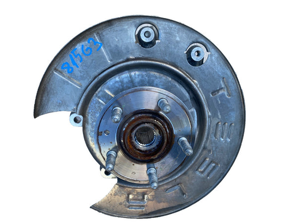 ⭕ 16-20 Model S MS Rear Passenger Side Spindle Knuckle Wheel Hub & Shield Right
