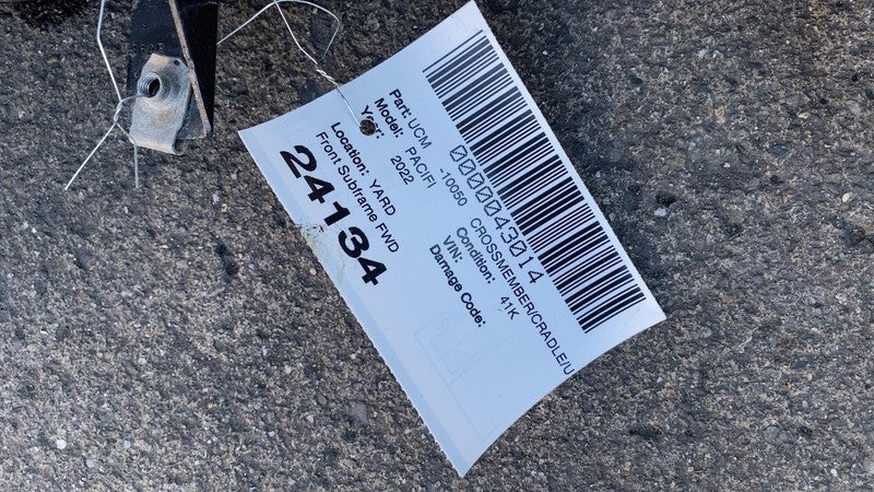 ⭕ 2017-2024 Chrysler Pacifica Front Undercarriage Subframe Crossmember Cradle