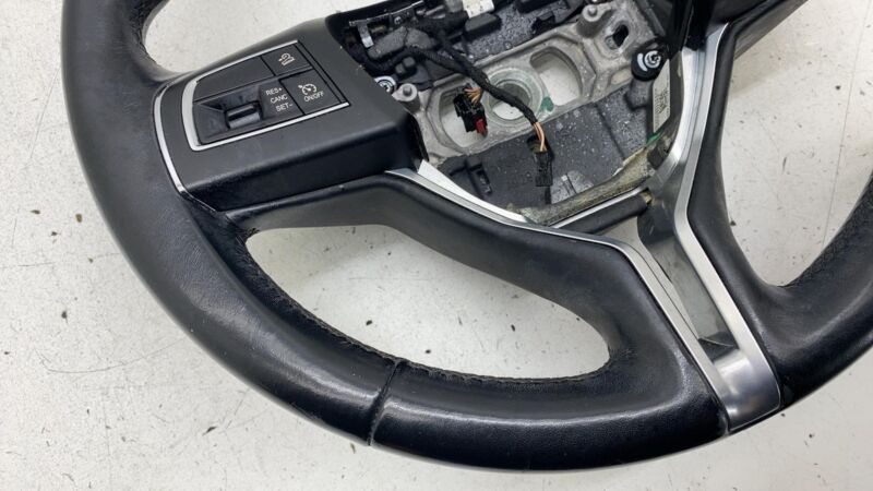 ⭕ 2017-2020 Maserati Levante Steering Wheel Leather Black w/ Control Switch OEM