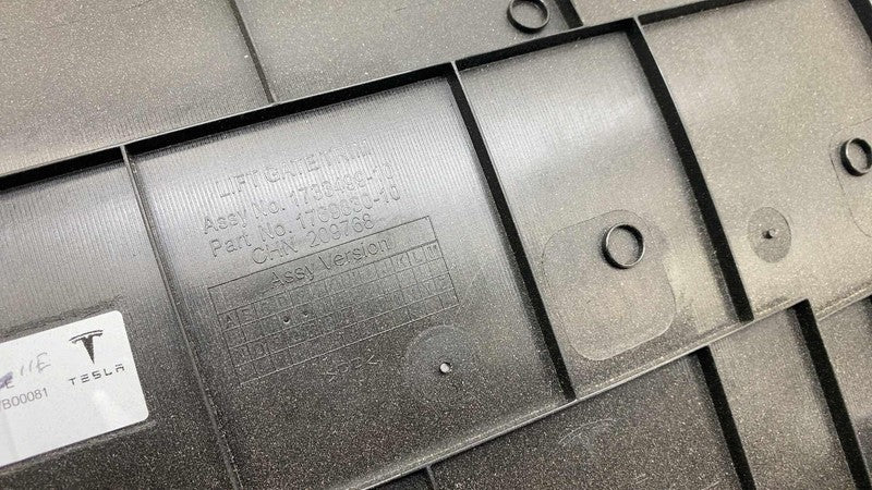 173349912E ⭕ 2024-2025 Tesla Model 3 Lower Liftgate Trim Cover Panel Assembly 1733499-12-E