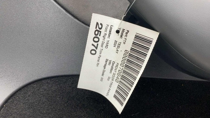 1997295-00-E ⭕ 2020-2024 Tesla Model Y Front Door Panel Trim Card Cover Right RH 1997295-00-E