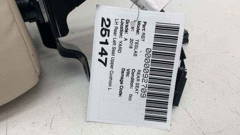 ⭕2016-2020 Tesla Model S Rear Left & Center 2nd Row Seat Upper Back Re