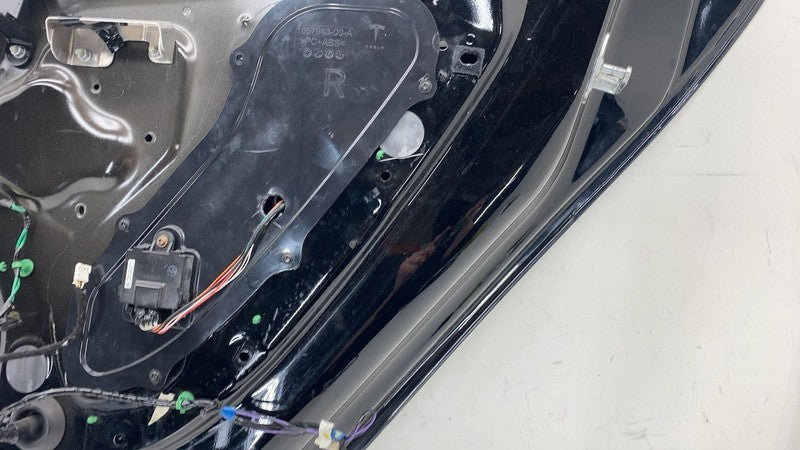 ⭕ 2012-2015 Tesla Model S Rear Passenger Door Shell Panel Right RH Bla