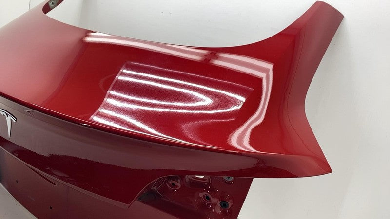 ⭕ 2017-2020 Tesla Model 3 M3 Rear Trunk Decklid Shell Panel Assembly Red PPMR