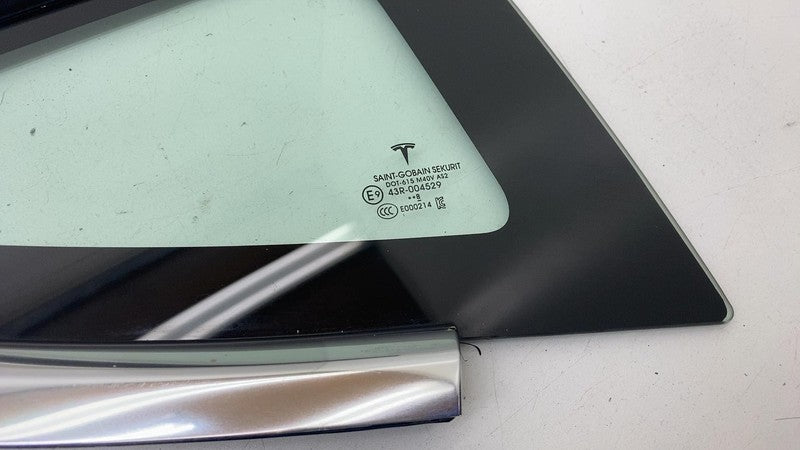 1080706-00 ⭕ 2017-2020 Tesla Model 3 M3 Rear Right Quarter Fixed Window Glass RH 1080706-00