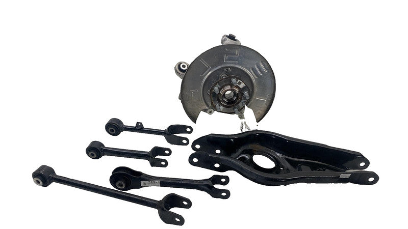 ⭕17-23 Model 3 Rear Left Knuckle Hub w/ Upper + Lower AFT Toe Link  10