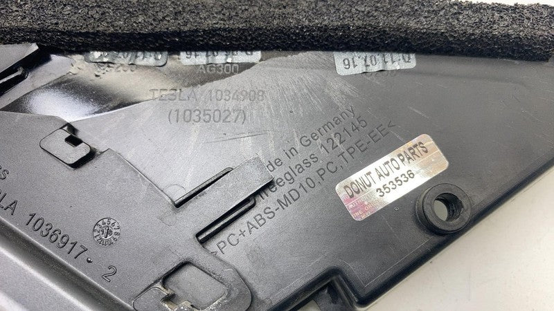 ⭕ 2016-2020 Tesla Model X Front Side Door Quarter Applique Glass Left 