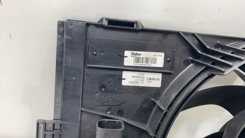 864194802 ⭕ 2014-2020 BMW i3 Hybrid Engine Cooling Radiator Fan Assembly OEM 8641948-02