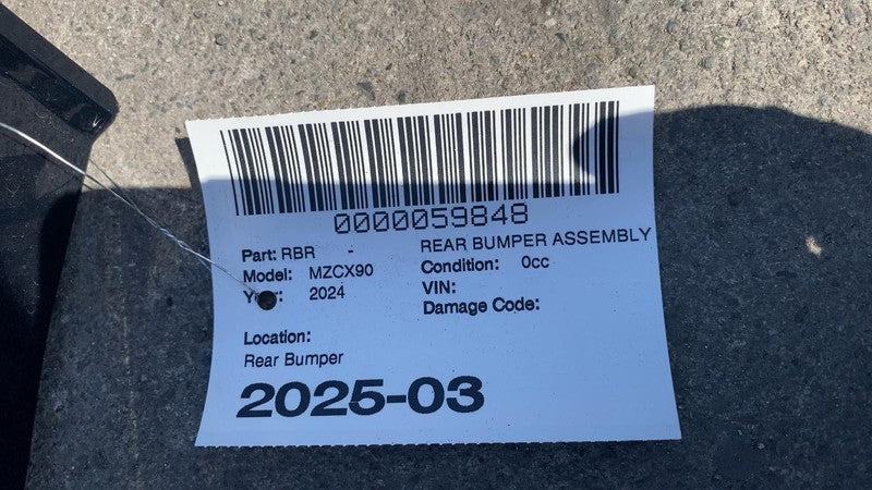 KMV650221 ⭕ 2024 2025 Mazda CX-90 Rear Bumper Fascia Cover Panel Assy OEM Blue KMV650221