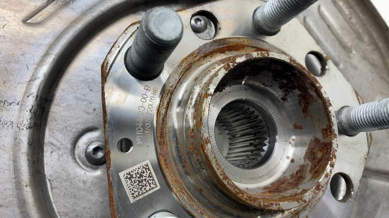 ⭕ 17-23 Model 3 M3 Rear Driver Spindle Knuckle & Shield + Hub Left 104