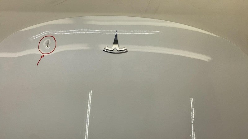 ⭕ 2020-2024 Tesla Model Y Front Bonnet Hood Shell Panel Assy White PPSW (DAMAGE)