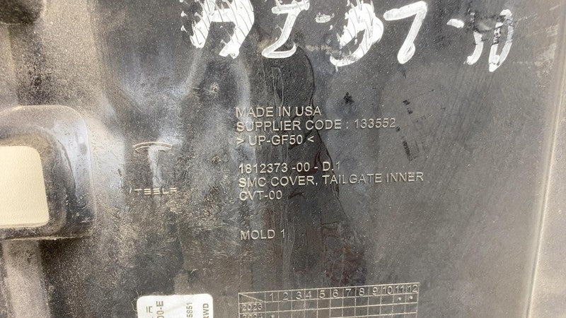 1812373-00-E ⭕ 2024 2025 Tesla Cybertruck Tailgate Inner Trim Cover 1812373-00-E