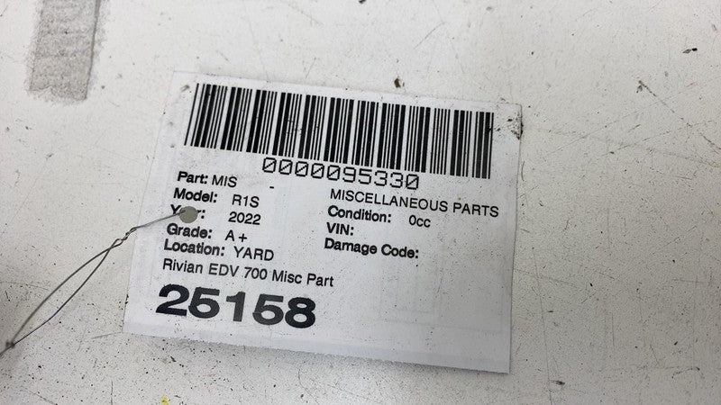 ⭕ 2022 Rivian EDV700 Amazon Van Rear Cargo Fixed Mag Shelf-C Assy C100