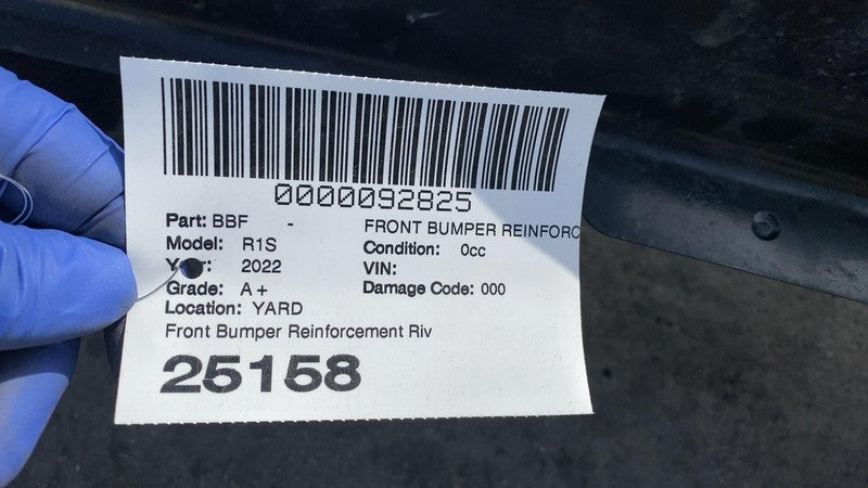 ⭕ 2022 Rivian EDV-700 Bumper Reinforcement Beam Bar Impact Rebar OEM P