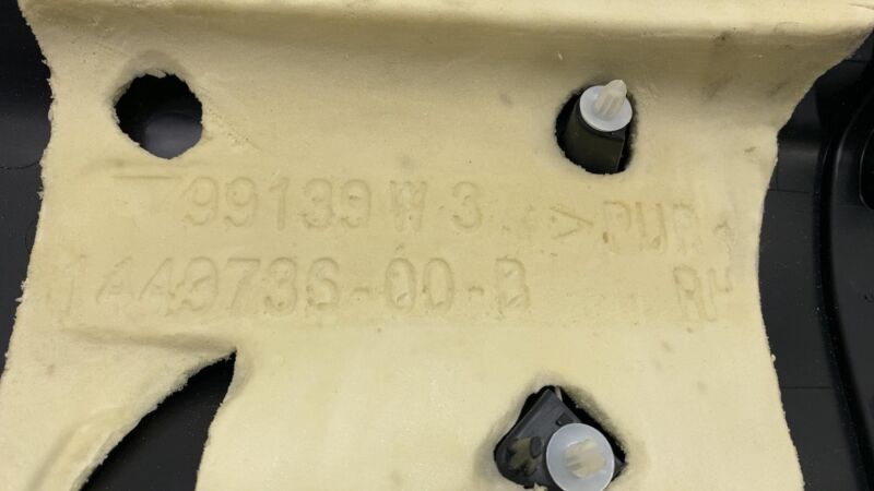 108629900J 17-23 Tesla Model 3 Passenger B-Pillar Lower Trim Cover Panel Right 1086299-00-J