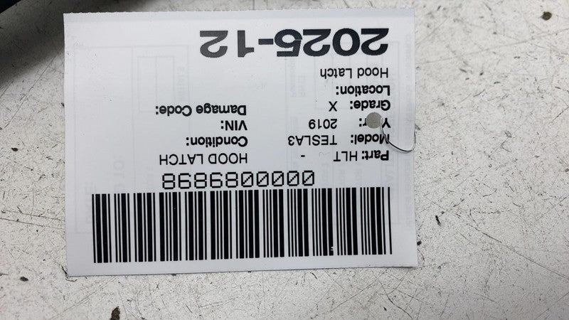 ⭕ 2017-2020 Model 3 Front Hood Lock Latch & Frunk Secondary Release 10