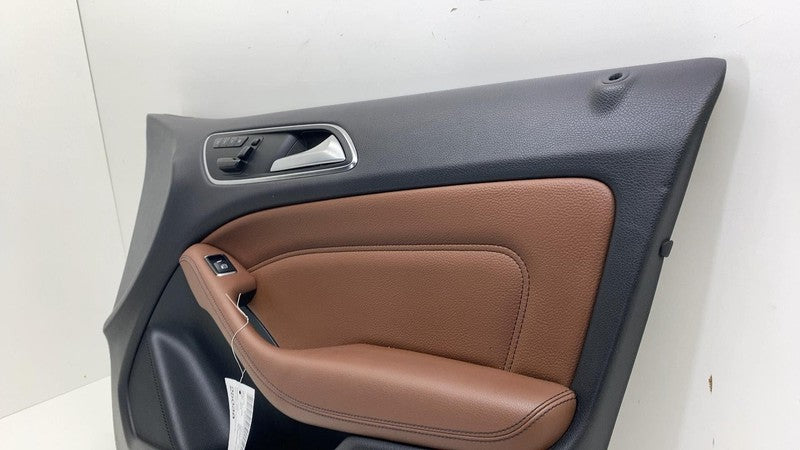 ⭕ 14-17 Mercedes-Benz B-Class Front Passenger Door Panel Trim Cover Brown Right