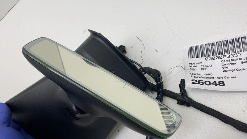 ⭕2017-2023 Model 3 Front Interior Rear View Mirror w/ Triple Camera 11