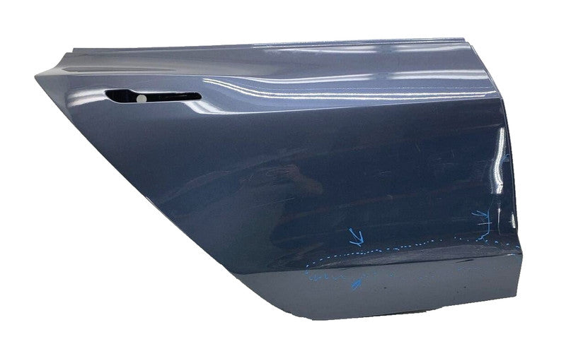 ⭕ 21-23 Tesla Model 3 M3 Rear Passenger Side Door Shell Panel Right RH Gray PMNG