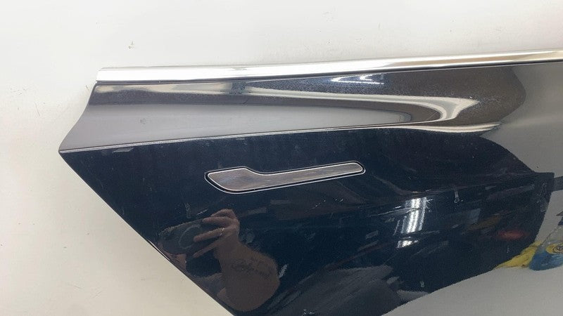 1096623-06-F ⭕ 2017-2020 Tesla Model 3 Rear Driver Side Door Shell Panel Left LH Black PBSB