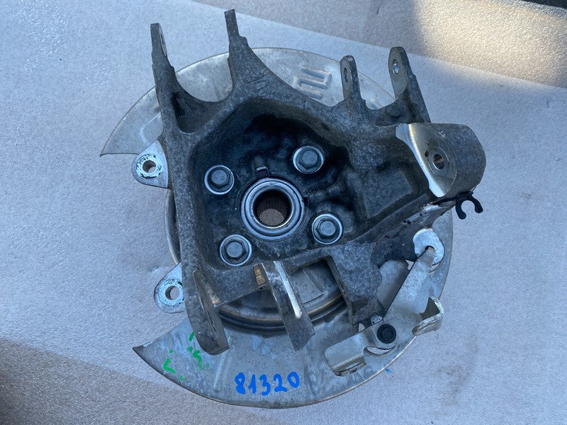 107216100A ⭕ 16-20 Model S X Rear Right Spindle Knuckle w/ Hub & Dust Shield 1072161-00-A