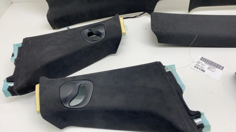 1039464-02-C 2016-2020 Tesla Model S SET of Ceiling Headliner Sunvisor Upper A + B + C-Pillar