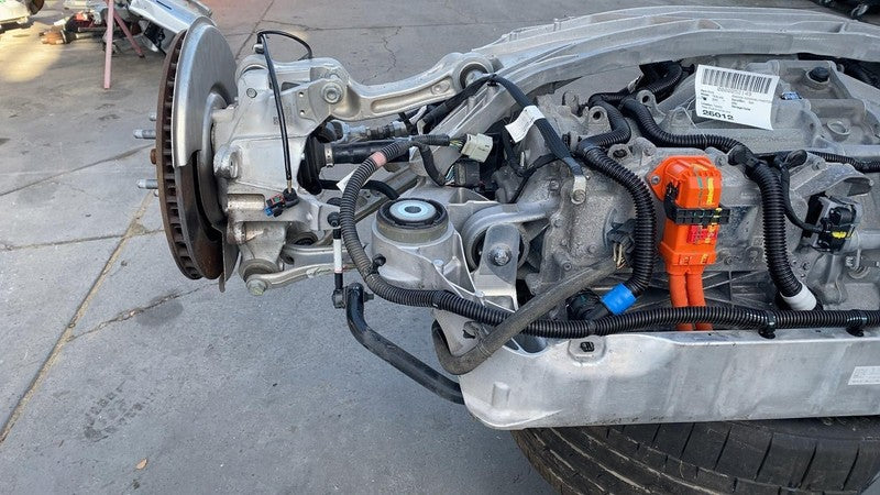 ⭕ 21-23 Model S Rear Drive Unit Motor + Subframe & Suspension Plaid 17