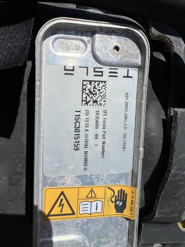 ⭕ 14-18 Model X S Front Drive Unit Electric Engine Motor Inverter 1035