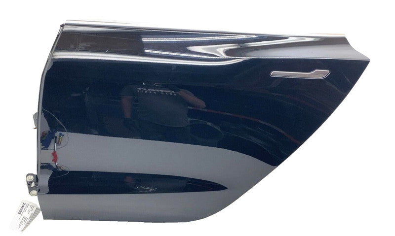 ⭕  17-20 Tesla Model 3 M3 Rear Driver Side Door Shell Panel Left LH Black PBSB
