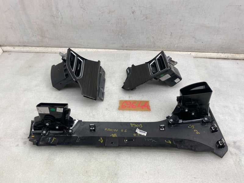 ⭕ 12-15 Tesla Model S SET Dash A/C Air Vent Dashboard Trim Cover Obech