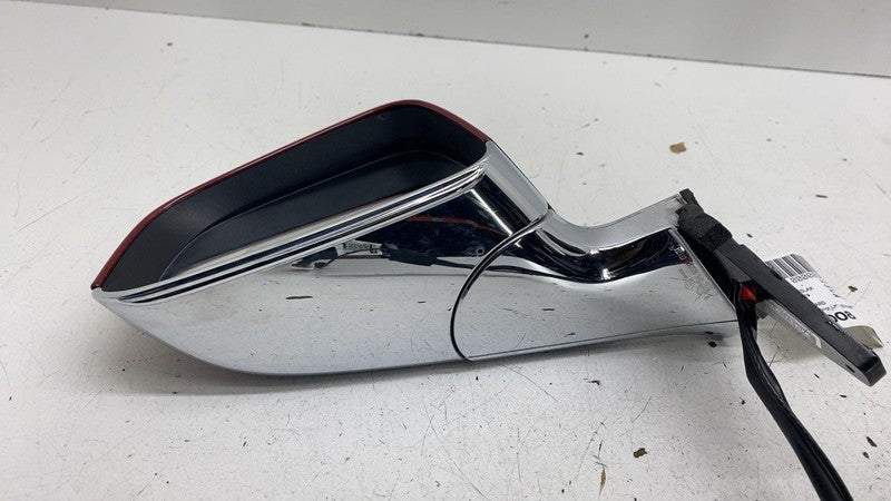 ⭕ 16-20 Tesla Model X Left Exterior Rear View Door Mirror Red PPMR 103