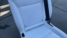⭕ 2016-2020 Tesla Model X MX Rear Driver Side 2nd Row Seat Left LH Leather White