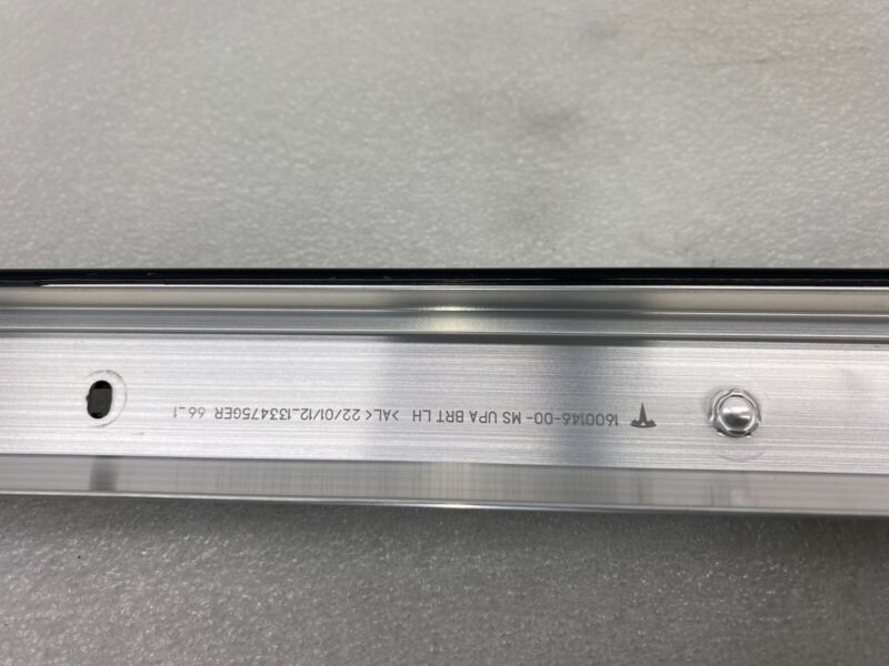 1600146-00 ⭕ 2021-2023 Tesla Model S Driver Side Upper Bright Trim Molding Left 1600146-00