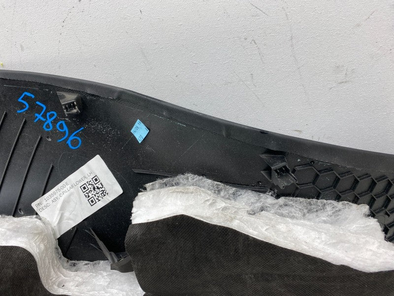 103597500E ⭕ 2016-2020 Model X Rear Driver Side Lower C-Pillar Trim Cover Left 1035975-00-E