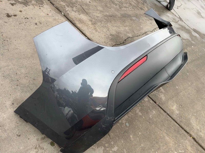 ⭕ 2020-2022 Tesla Model Y Rear Bumper Cover w/ Lower Valance Diffuser Gray -PMNG