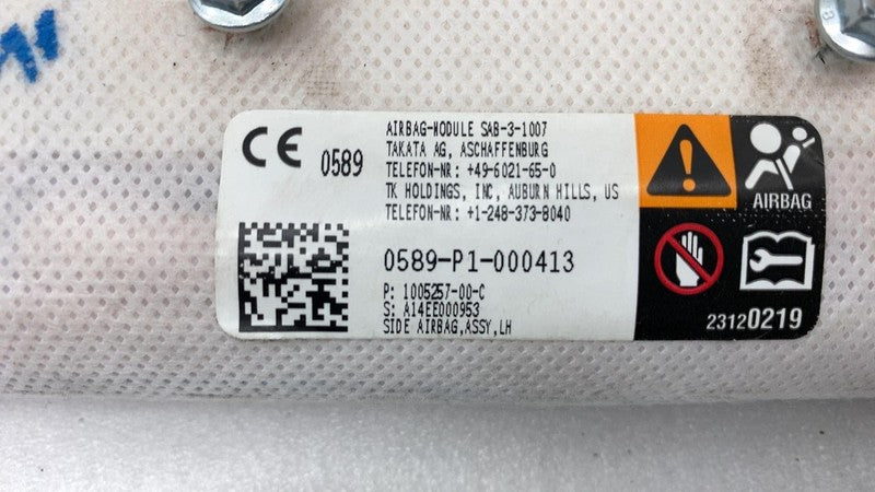 ⭕ 2012-2017 Tesla Model S MS Front Driver Side Seat Airbag Left OEM 10