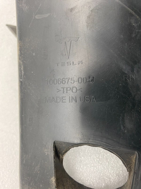 100667500D ⭕ 2012-2015 Tesla Model S Rear Side Trunk Liftgate Trim Cover Right 1006675-00-D