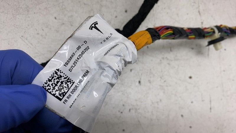 ⭕ 25-26 Model Y Front Passenger Door Wiring Harness Right Premium 1933