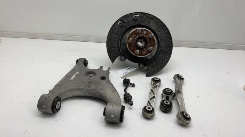 16-20 Tesla Model S X Rear Left Spindle Knuckle Wheel Hub + Control Arm Link AWD