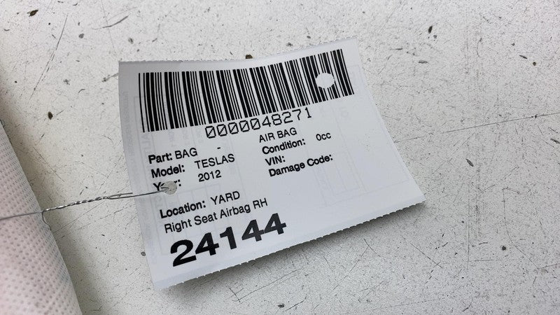 ⭕ 2012-2017 Tesla Model S MS Front Passenger Side Seat Airbag Right 10