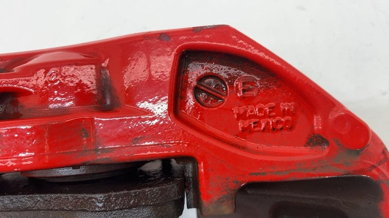 1044641 00 F ⭕ 2017-2023 Tesla Model 3 Front Performance Brake Caliper Red Left 1044641-00-F