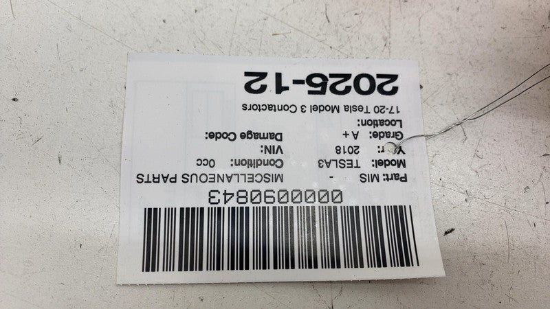 ⭕ 17-20 Model 3 M3 FC Contactors High Voltage Controllers Assembly 109