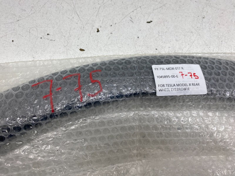 1045895 00 E ⭕ 16-26 Tesla Model X Rear Right Door Cladding Wheel Arch Molding 1045895-00-E