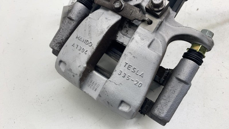 ⭕ 17-25 Tesla Model 3 M3 Rear Left Caliper w/ Brake Hose Line BASE 104