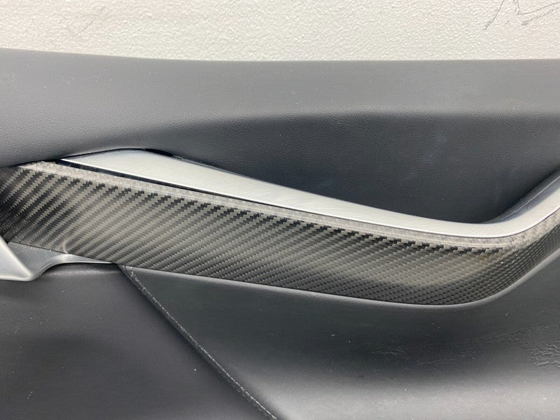 ⭕ 16-20 Model X Front Right Door Panel Trim Card Cover w/ Molding 1055