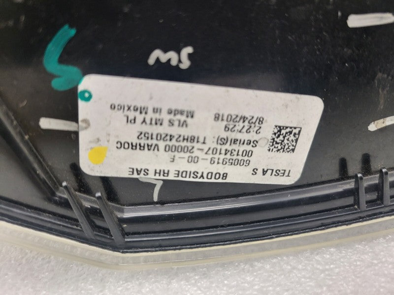 600591900F ⭕ 2012-2022 Tesla Model S Rear Taillight LED Outer Tail Lamp Right 6005919-00-F